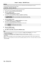 Page 106Chapter 4 Settings — [SECURITY] menu
106 - ENGLISH
Attention
 fThe initial password is “AAAA” by the factory default or when [ALL USER DATA] in [INITIALIZE] (x page 96) is executed.
 fChange the password periodically that is hard to guess.
[CONTROL DEVICE SETUP]
Enable/disable the button operations on the control panel and the remote control.
1) Press as to select [CONTROL DEVICE SETUP].
2) Press the  button.
 fThe [CONTROL DEVICE SETUP] screen is displayed.
3) Press as to select [CONTROL PANEL] or...