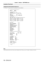 Page 120Chapter 4 Settings — [NETWORK] menu
120 - ENGLISH
Contents of E-mail sent
Example of E-mail sent when E-mail is set
The following E-mail is sent when the E-mail settings have been establis\
hed.
=== P anas onic  pr ojec t or  r epor t ( CO NF I G URE )  ===
P r ojec t or  Ty pe  :  E Z 580
S er ial No :  S N9250024
-----  E-mail set up dat a -----
T E M P E RAT URE  WA RNI NG  S E T UP
MINIMUM TIME  at  [  30]  m inut es  int er v al
I NTA K E  A I R T E M P E RAT URE   O v er  [  36 degC /   96 degF  ]...