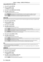 Page 78Chapter 4 Settings — [DISPLAY OPTION] menu
78 - ENGLISH
Setting [RGB2 INPUT SETTING]
1) Press as to select [RGB IN].
2) Press the  button.
 fThe [RGB IN] screen is displayed.
3) Press as to select [RGB2 INPUT SETTING].
4) Press qw to switch the item.
 fThe items will switch each time you press the button.
[RGB/YPBPR]Select when inputting RGB signals or YCBCR/YPBPR signals to the  terminal.
[Y/C]Select when inputting luminance signals and color signals to the  terminal.
[VIDEO]Select when inputting video...