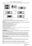 Page 19Chapter 1 Preparation — Precautions for use
ENGLISH - 19
 fPrevent hot and cool air from the air conditioning system to blow directly to the ventilation ports (intake and exhaust) of the 
projector.
+15°
-15°
100 mm (4) or longer
500 mm (20) or longer
1 000 mm (40) or longer
1 000 mm (40) or longer
 fDo not install the projector in a confined space.
When installing the projector in a confined space, provide air conditioning or ventilation separately . Exhaust heat may 
accumulate when the ventilation is...