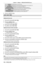 Page 108Chapter 4 Settings — [PROJECTOR SETUP] menu
108 - ENGLISH
[DISABLE]Disables the  button.
[P IN P] Switches [OFF]/[USER1]/[USER2]/[USER3] in [P IN P]. ( x
  page   112)
[SUB MEMORY] Displays the sub memory list. ( x
  page   117)
[SYSTEM SELECTOR] Switches the [SYSTEM SELECTOR] setting. (x
  page   70)
[SYSTEM DAYLIGHT VIEW] Switches the [SYSTEM DAYLIGHT VIEW] setting. ( x
  page   68)
[FREEZE] Temporarily pauses the image. ( x
  page   92)
[WAVEFORM MONITOR] Displays the waveform of the input signal. (...