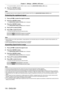 Page 116Chapter 4 Settings — [SIGNAL LIST] menu
116 - ENGLISH
 fTo cancel the deletion, press the  button to return to the  [REGISTERED SIGNAL LIST] screen.
3) Press the  button.
 fThe selected signal will be deleted.
Note
 fA registered signal can also be deleted from [ENTRY SIGNAL DELETE] on the [REGISTERED SIGNAL SETUP] screen.
Protecting the registered signal
1) Press  asqw to select the signal to protect.
2)  
Press the  button.
 f The  [REGISTERED SIGNAL STATUS] screen is displayed.
3) Press the  button....