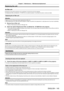 Page 145Chapter 5 Maintenance — Maintenance/replacement
ENGLISH - 145
Replacing the unit
Air filter unit
If dirt does not come off even after the unit is maintained, it is time for the unit to be replaced.
The Replacement filter unit (Model No.: ET
-
EMF510) is an optional accessory. To purchase the product, consult your dealer.
Replacing the air filter unit
Attention
 f Make sure to turn of f the power before replacing the air filter unit. fWhen attaching the unit, make sure that the projector is stable, and...