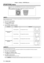 Page 72Chapter 4 Settings — [POSITION] menu
72 - ENGLISH
[POSITION] menu
On the menu screen, select [POSITION] from the main menu, and select an item from the sub‑menu.
Refer to “Navigating through the menu” (x
  page   59) for the operation of the menu screen.
 fAfter selecting the item, press 

asqw to adjust.
[SHIFT]
Move the image position vertically or horizontally if the image projected on the screen is still out of position even when the positions of the 
projector and screen are correct.
1) Press  as to...