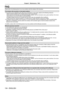 Page 134FA Q
Please refer to the following items if you have problems with the wirele\
ss LAN connection.
The wireless LAN connection is interrupted suddenly. 
f The picture may be distorted by the radio wave environment. In such case\
s, please try the following measures.  
- Please make the wireless LAN connection device close to the projector . 
-   Place away from devices that can emit electromagnetic radiation, such as microwave ovens, game machines. Do not use 
these devices if you are still unable to...