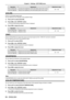 Page 58OperationAdjustment Adjustment range
Press the w button. Increases the brightness of the dark (black) parts of the screen.
-32 ~ +32
Press the q button. Reduces the brightness of the dark (black) parts of the screen.
[COLOR]
(Only for movie-based signal input)
 
You can adjust the color saturation of the projected image.
1)  Press as to select [COLOR].
2)  Press qw or the  button.
 
f The [COLOR] individual adjustment screen is displayed.
3)  Press qw to adjust the level.
Operation Adjustment Adjustment...