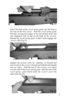 Page 2121 
Insert the front of the recoil spring guide into the hole in 
the rear of the bolt carrier.  Push the recoil spring guide 
forward, moving the tongue of its rear portion down and 
into alignment with its slot on the back of the receiver.  
Release the recoil spring guide so that it fully engages the 
receiver (See Fig.23). 
Replace the receiver cover by  inserting  its forward end 
into its slot in the receiver (located just behind and beneath 
the rear sight).   Push the rear of  the receiver cover...