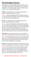 Page 12ALWAYS KEEP THE MUZZLE POINTED IN A SAFE DIRECTION.
10
Muzzleloading Glossary
Muzzleloading is an exciting and different part of the shooting sports. As
with any other specialized area, muzzleloading has its own set of terms
and definitons. It is very important that you learn and understand these
key terms to ensure safe and enjoyable shooting.
Charged:A muzzleloading firearm is considered charged when the
Pyrodex or powder has been put into the barrel.
WARNING:A charged muzzleloading rifle must be...