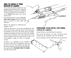 Page 11Remove the magazine by depressing the 