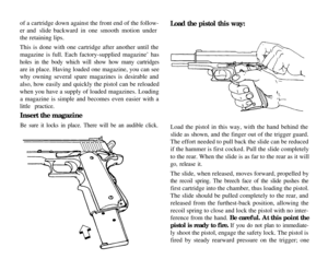 Page 12of a cartridge down against the front end of the follow- 