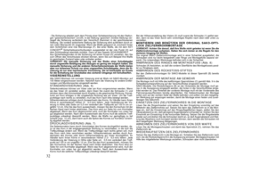 Page 3232
- Die Sicherung arbeitet nach dem Prinzip einer Schiebesicherung mit den Stellun-
gen “gesichert/entsichert” (on/off). In der Stellung “gesichert” (hintere Stellung) ver-
riegelt die Sicherung außerdem den Verschluß (Kammer) in der geschlossenen
Stellung. Die vordere entsicherte Stellung der Sicherung wird außerdem durch ei-
nen roten Warnpunkt (E) angezeigt. Wenn die Waffe gespannt ist, erscheint hinter
dem Schlößchen eine rote Warnanzeige (F). Bei einer Waffe, die mit dem KEY
CONCEPT
®...