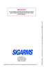 Page 24IMPORTANT:
Do not discard. Keep this manual with your firearm.
Upon change of ownership, transfer this manual 
with the firearm.
SIGARMS Inc.
18 Industrial Drive
Exeter, NH 03833
(603) 772-2302
OM-P232-USA 6/2/2001 Printed in U.S.A. Imges and diagrams copyright SIGARMS Inc. 2001SIGARMS®
, SIG Sauer®
, and SIGLITE®
are registered trademarks of SIG Arms Inc.  