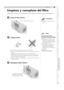 Page 14541
ESPAÑOL
Para comenzar Preparación
Funcionamiento básico
Configuración
Solución de problemas
Otros
Limpieza y reemplazo del filtro
ARetire el filtro interno
BLimpie el filtro
CReinstale el filtro interno
Limpie el filtro con frecuencia, de lo contrario podría deteriorarse y ocasionar fallos de funcionamiento.
zLave el filtro con agua y séquelo dejándolo en la sombra.
zEn caso de haber suciedad extrema, se recomienda utilizar un detergente 
neutro.
Póngase guantes cuando tenga que usar une detergente...