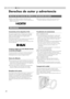 Page 1526
48
Otros
Derechos de autor y advertencia
zHDMI, el logo HDMI y la interfaz multimedia de alta 
definición son marcas de fábrica o marcas registradas de 
HDMI Licensing LCC.zPara este producto se utiliza el tipo de imprenta Ricoh 
TrueType, elaborada y vendida por Ricoh Co., Ltd.
..................................................Características de los dispositivos D-ILA
No proyecte imágenes fijas ni imágenes que contengan 
segmentos estáticos durante un prolongado período de 
tiempo. Las partes...