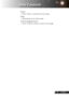 Page 22
18English 19 English
18English 19 English

 User Controls

  Freeze
Press “Freeze” to pause the screen image.
  Mute
Momentarily turns off the audio.
  D-Zoom (Digital Zoom)
Press “D-Zoom” button to zoom in of an image. 