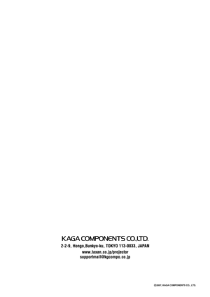 Page 672007, KAGA COMPONENTS CO., LTD. 