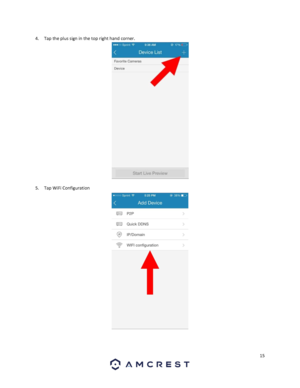 Page 1515 
 
4. Tap the plus sign in the top right hand corner. 
 
5. Tap WiFi Configuration 
 
  