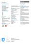 Page 2Issue date 2014-10-14
Version: 1.0.1
12 NC: 8670 001 21653
EAN: 34 25160 33150 9© 2014 Koninklijke Philips N.V.
All Rights reserved.
Specifications are subject to change without notice. 
Tr

ademarks are the property of Koninklijke Philips N.V. 
or their respective owners.
www.philips.com
Specifications
PPX3411/EUPocket projector110 lumens with MP4 player
Highlights
 120 (305cm) image sizeEnjoy the biggest mobile screen you ever had and 
share your HD media content wherever you want. 
With your PicoPix...