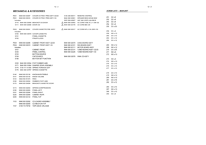Page 76
12 - 2
12 - 2
MECHANICAL & ACCESSORIESP001 9940 000 02087 COVER CD TRAY PRE ASS'Y /22/25 3139 238 06511 REMOTE CONTROL
P001 9940 000 02918 COVER CD TRAY PRE ASS'Y /33 9940 000 02081 SPEAKER BOX 6OHM 50WIncludes: 2422 549 45067 ANT AM LOOP LAN-006 B
0110 9940 000 02089 BRACKET-CD DOOR 9940 000 02082 AC CORD VDE 2C L=1.5M /22
0111 9940 000 02088 DOOR-CD 9940 000 02178 AC CORD BSI /25
P002 9940 000 02091 COVER CASSETTE PRE ASS'Y 9940 000 02917 AC CORD KTL 2.5A 250V /33 Includes:0150 9940 000...