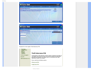 Page 564NBSU.BOBHF
Example for on line register Theft Deterrence PIN
 
 