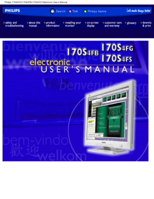 Page 1 
Philips 170S4FG/170S4FB/170S4FS Electronic Users Manual 
file:///D|/L/english/170s4fgbs/index.htm [4/28/2003 1:33:45 PM]
 