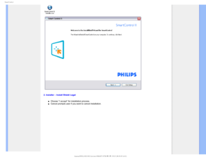 Page 444NBSU$POUSPM
2. Installer – Install Shield Legal
µChoose I accept for installation process. µCancel prompts user if you want to cancel installation.
GJMF&]-$%.POJUPS0&.1IJMJQT.QSPKFDU$$&%6#7$%$POUFOUTMDENBOVBM&/(-*4)$QSPEVDU4. 