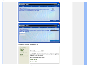 Page 56
SmartManage
Example for on line register Theft Deterrence PIN
 
file:///D|/make%20CD/190C8%20CD/lcd/manual/English/190C8/product/SMART.H\
TM (14 of 16)2008-3-31 12:40:40 