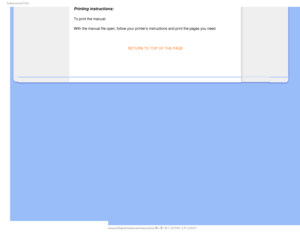 Page 110%PXOMPBEBOE1SJOU
Printing instructions:
To print the manual:
With the manual file open, follow your printers instructions and print \
the pages you need.

RETURN TO TOP OF THE PAGE


   
 