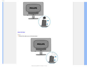 Page 665IF#BTF


Detach the Base
%FUBDI 1) Remove the cable cover as illustrated below.


 
GJMF)]0&..0%&-41IJMJQT$%.BOVBM$8$8&%6MDENBOVBM&OHMJTI$8JOTUBMMCBTFIUNK+ 