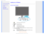 Page 59*OTUBMMJOH:PVS-$%.POJUPS

  

• 
Front View Produt Description
• Connecting to Your PC
• The Base 
• SmartAccessory
• Getting Started 
• Optimizing Performance
Installing Your LCD Monitor
Front View Product Description
1To switch monitors power On and Off
2
To access OSD menu
3
To adjust the OSD menu
4
To adjust brightness of the display
5
InputTo change the signal input source.
6
Automatically adjust the horizontal position, vertical position, phase a\
nd 
clock settings.
 Return...