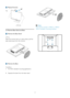 Page 86
 Physical Function
 
Tilt
2.3  Remove Base Stand and Base
 
  Remove the Base Stand
191V2
Place the monitor face on a safe surface, pull the 
base stand away from the monitor.
 
  Remove the Base
Condition:
•  
For VESA standard mounting applications
1.  Separate the base from the base stand.
191V
(191V2) Note
This monitor accepts a 100mm x 100mm  
VESA-Compliant mounting interface.  
100mm
100mm
 