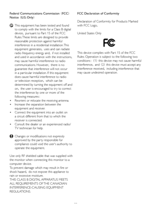 Page 2422
Federal Communications Commission (FCC) 
Notice (U.S. Only)
  This equipment has been tested and found 
to comply with the limits for a Class B digital 
device, pursuant to Par t 15 of the FCC 
Rules. These limits are designed to provide 
reasonable protection against harmful 
interference in a residential installation. This 
equipment generates, uses and can radiate 
radio frequency energy and, if not installed 
and used in accordance with the instructions, 
may cause harmful interference to radio...