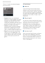 Page 1210
3. Image Optimization
There are 3 modes to be selected: Standard, 
Internet, and Game.
  Standard:
 
•  Enhances text and dampens 
brightness to increase readability and reduce 
eye strain. This mode significantly enhances 
readability and productivity when youre 
working with spreadsheets, PDF files, scanned 
ar ticles or other general office applications.
 Internet: 
•  This profile combines color 
saturation, dynamic contrast and sharpness 
enhancement to display photos and other 
images with...