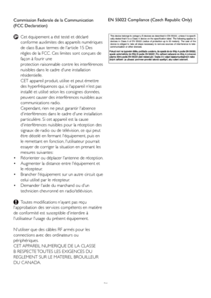 Page 3331
Commission Federale de la Communication 
(FCC Declaration)
  
Cet équipement a été testé et déclaré 
conforme auxlimites des appareils numériques 
de class B,aux termes de lar ticle 15 Des 
règles de la FCC . Ces limites sont conçues de 
façon à fourir une 
protection raisonnable contre les interférences 
nuisibles dans le cadre dune installation 
résidentielle. 
CET appareil produit, utilise et peut émettre 
des hyperfréquences qui, si lappareil nest pas 
installé et utilisé selon les consignes...