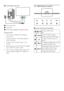 Page 75
 Connecting to your PC
 DC power input
 VGA input
 DVI-D input (Available for selected models)
Connect to PC
1. Turn off your computer and unplug its 
power cord.
2. Connect the VGA or DVI signal cable for 
video connection.
3. Connect the DC power input to your 
monitor.
4. Plug the power cord of the AC/DC adapter 
into a nearby AC power outlet.
5. Turn on your computer and monitor. If the 
monitor displays images, the installation is 
done.
2.2 Operating the monitor
 Front view product description
To...