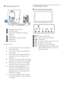 Page 75
 Connecting to your PC
 
  Kensington anti-thief lock
 
  AC power input
 
   DVI-D input (available for selecting 
model)
 
  VGA input
 
  USB upstream and downstream
 
 Audio input
 
 Earphone jack
Connect to PC
  1.    Connect the power cord to the back of 
the montior firmly.
  2.    Turn off your computer and unplug its 
power cable.
  3.     Connect the monitor signal cable to the 
video connector on the back of your 
computer.
  4.    Connect the PC audio cable to the audio 
connector on the...