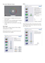 Page 1816ECO
Theft Deterrence Pane will only be active when 
selecting Theft Deterrence Mode from the drop-
down Plug Ins menu.
First color Calibration Screen: 
Previous button is disabled until the second 
• 
color screen. 
Next goes to the succeeding target (6-targets). 
• 
Final next goes File>Presets pane. 
• 
Cancel closes the UI and returns to the plug 
• 
in page.
SmartImage  
Allows user to change setting for better display 
setting based on content.
When Enter tainment is set, Smar tContrast and 
Smar...