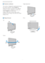 Page 97
2. Setting up the monitor
 Physical Function
Tilt
Swivel 
 Resolution notification
This monitor is designed for optimal performance 
at its native resolution, 1920x1080@60Hz. 
When the monitor is powered on at a different 
resolution, an aler t is displayed on screen: Use 
1920x1080@60Hz for best results.
Display of the native resolution aler t can be  
switched off from Setup in the OSD (On Screen 
Display) menu.Height adjustment 
Pivot
20˚
-5˚
+65˚
-65˚
130mm
90˚
0˚
 