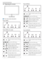 Page 86
2.2 Operating the monitor
	Front view product description
Model 247E3L: 
5
6 234
7
Model 247E3L (1A model): 
5
6 234
7
Switch	monitor’s	powe r	ON	and	
OFF.	
Access	the	OSD	menu.	
Return	to	previous	OSD	level.	
Change	display	format.
Adjust	the	brightness	level.	
Adjust	the	OSD	menu.	
Change	the	signal	input	source.	
Change	display	format.
Smar tImage	Lite.	There	are	three	
modes	to	be	selected:	Standard,	
Internet	and	Game.	
Model 247E3LH: 
5
6 234
7
Switch	monitor’s	powe r	ON	and	
OFF.	
Access	the	OSD...