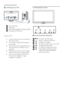 Page 75
 Connecting to your PC
 
  AC power input
  VGA input
  DVI-D input(Available for selected models)
  Kensington	anti-thief	lock
     
Connect to PC
 1.   Connect the power cord to the back of  
      the monitor firmly.
 2.  Turn off your computer and unplug its  
      power cable.
 3.  Connect the monitor signal cable to the   
     video connector on the back of your  
     computer.
 4.  Plug the power cord of your computer  
      and your monitor into a nearby outlet.
 5.  Turn on your computer...