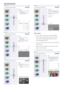 Page 1311
Color menu 
‡Color Menu allow you to adjust RGB, 
Black Level, White Point, Color Calibra-
tion, and Smar tImage (Please refer to 
Smar tImage section). 
‡You can follow the instruction and do the 
adjustment. 
‡Refer to below table for sub-menu item 
base on your input. 
‡Example for Color Calibration.
3. Image Optimization
 