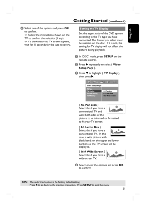 Page 2121
English
D Select one of the options and press OK 
to confi rm. 
