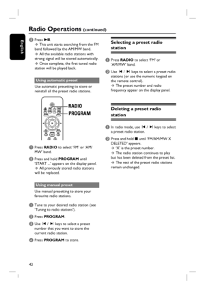 Page 4242
English
Radio Operations (c o n t i n u e d )
B
 Press u.
