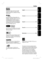 Page 5English
Français
Español
Deutsch
Nederlands
5
Index
English ------------------------------------ 6
Français ---------------------------------- 56
Español -------------------------------- 106
Deutsch -------------------------------- 156
Nederlands ---------------------------- 206
This product incorporates copyright protection 
technology that is protected by method claims of 
certain U.S. patents and other intellectual property 
rights owned by Macrovision Corporation and 
other rights owners. Use of this...
