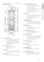 Page 99
e   
  
  
  
 ( Navigation buttons )
   
 
 
Navigates through the menus. • 
   
 
 
Press lef t and right for fast back ward  • 
or forward search.
   
 
 
In radio mode, press up and down to  • 
tune the radio frequency.
   
 
 
In radio mode, press lef t or right to  • 
star t auto search.
   
 
 
 
 
f  
 
 
 INFO 
   
 
 
For discs, displays information about  • 
the current status or the disc.
   
 
 
For slideshows, displays a thumbnail  • 
view of photo  les.
   
 
 
 
 
g  
 
 ( Play/Pause...