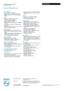 Page 3Issue date 2010-09-05
Version: 5.0.7
12 NC: 8670 000 38155
EAN: 87 12581 40457 4© 2010 Koninklijke Philips Electronics N.V.
All Rights reserved.
Specifications are subject to change without notice. 
Trade

marks are the proper ty of Koninklijke Philips 
Electronics N.V. or their respective owners.
www.philips.com
HTS3365/55
Specifications
DVD home theater systemHi-Speed USB 2.0 Link  
Picture/Display• D/A converter: 12 bit, 108 MHz
• Picture enhancement: High Def (720p, 1080i,  10 80p), Progressive scan,...