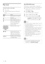 Page 3030
Play MP3/WMA music
   
MP3/ WMA is a type of highly compressed 
audio  le ( les with .mp3 or .wma extensions).
1  Inser t a disc or USB that contains the 
MP3/WMA music.
2 Press  DISC 
 or  USB 
.
   
 
 
A contents menu is displayed.   »
3  Select a folder, then press  OK 
.
4  Select a track to play, then press   
.
   
 
 
To return to the main menu, press   • 
 
 
 BACK 
 or press   
 until ‘Previous’ 
folder is selected, then press  OK 
.
Note
 
For disc recorded in multiple sessions, only the...