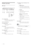 Page 88
gPlay/Pause , Stop , Fast Backward  / Fast 
Forward 
   
   
 
 
  • 
 
 ( Play/Pause 
)
   
 
 
Star ts, pauses or resumes disc play. • 
   
 
 
In radio mode, automatically tunes  • 
radio stations during  rst-time setup.
   
   
 
 
  • 
 
 ( Stop 
) 
   
 
 
Stops disc play. • 
   
 
 
In radio mode, erases the current  • 
preset radio station.
   
   
 
 
  • 
 
 /   
 ( Fast Backward 
/ Fast 
Forward 
)
   
 
 
Skips to the previous or nex t title,  • 
chapter or track.
   
 
 
Press and hold...