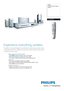 Page 1 Philips
Wireless Home Theater 
SystemHTS5000W
Experience everything wireless
This stylish and compact full digital home en
tertainment system plays practically any disc 
in high quality Dolby, DTS or SACD surround  sound. So relax and fully immerse yourself 
in movies and music at home.
Superb audio and video performance
• 12-bit/108MHz video processing for sharp, natural images
• PAL & NTSC Progressive Sca n gives razor-sharp images
• Conical Dome Tweeters enhance SACD sound in high frequencies
Plays...