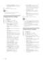 Page 2422
• 
   
 
 
 
[Auto St andby] 
 : Enables or disables 
auto standby. If enabled, the home 
theater switches to standby af ter 30 
minutes of inactivity (for example, in 
pause or stop mode).
• 
   
 
 
 
[VCD PBC] 
 : Displays or skips the 
content menu for VCD and SVCD 
discs.
• 
   
 
 
 
[Sleep Timer] 
 : Sets a sleep timer to 
switch the home theater to standby 
af ter a speci c time.
5 Press  OK 
 to con rm your choice. 
Note
  • 
If your preferred disc language is not available, 
you can select...